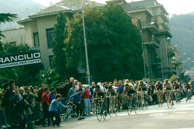 Giuseppe sAronni in the 1982 Giro di lombardia