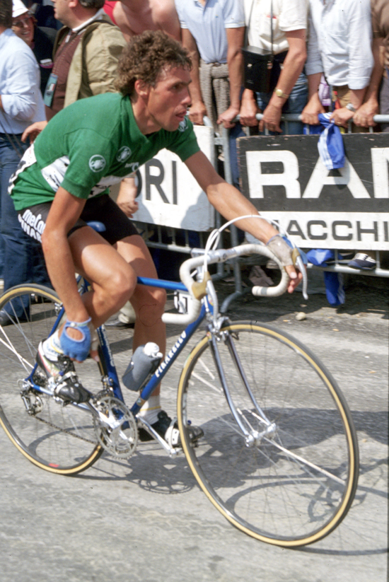 Lucein van Impe at stage 16 of the 1982 Giro d'Italia