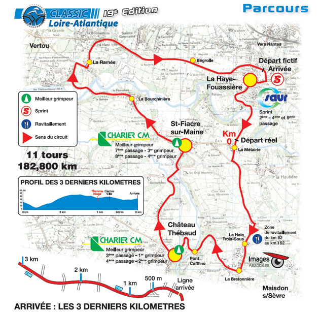 Classic Loire Atlantique map