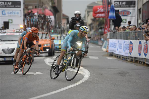 Michele Scarponi, Davide Rebellin and Vincenzo Nibali