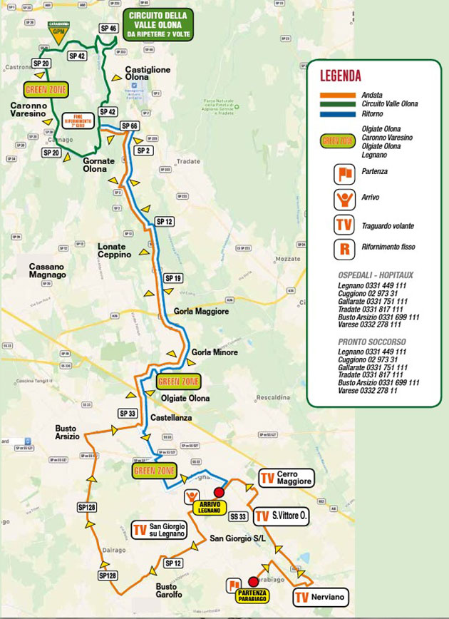 2023 Coppa Bernocchi map