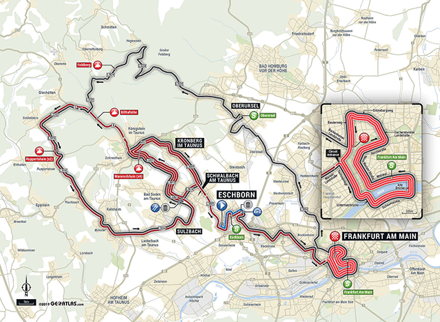 Eschborn-frankfurt map