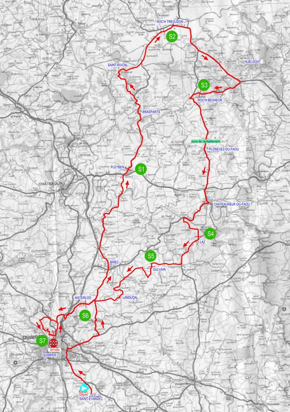 2016 Tour du Finestre map