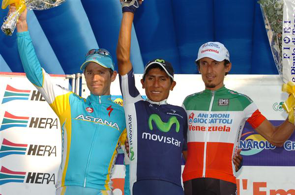 2012 winning podium