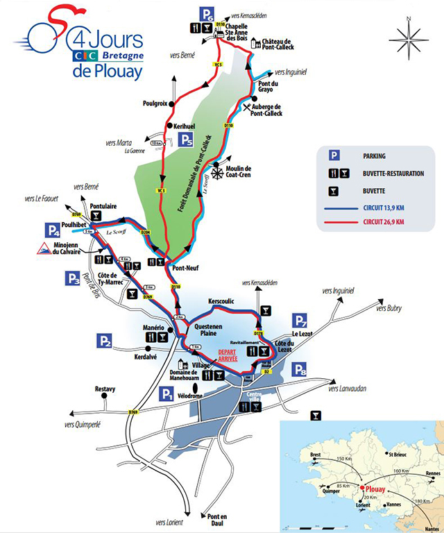 GP Ouest-France-Plouay map