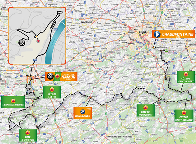 Gp Wallonie map