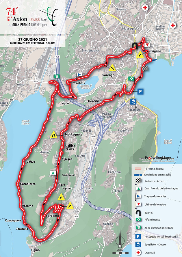 GP Lugano map