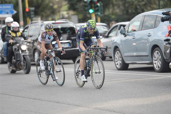 Domenico pozzovivo and Alejandro Valverde