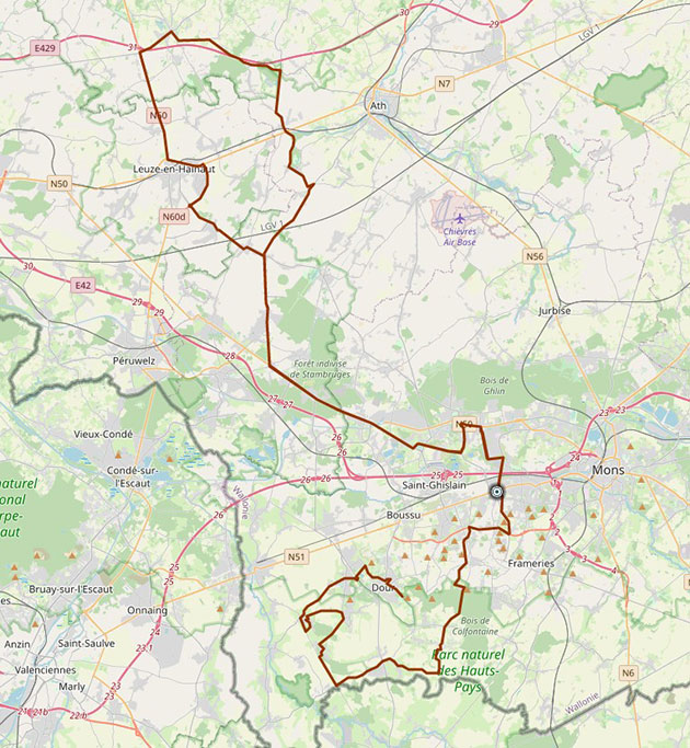 2021 Le Samyn map