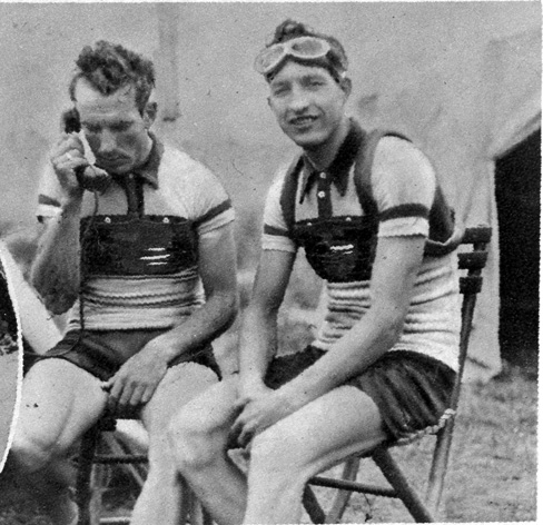 Giuseppe Martano and Gino Bartali