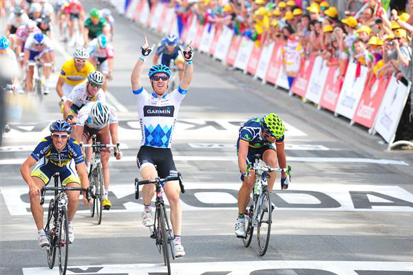 Tyler Farrar wins stage three of the 2011 Tour de France