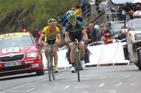 Thomas Voeckler and Pierre Rolland