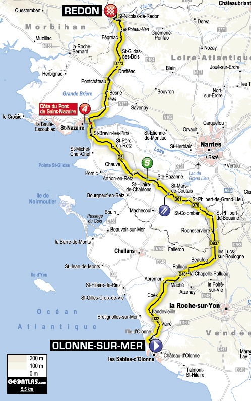 Stage 3 route map