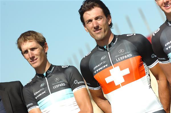 Andy Schleck and Fabian Cancellara