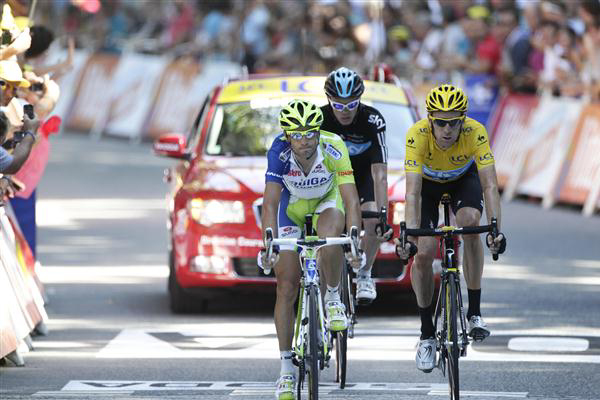 Nibali, Wiggins, Froome finish