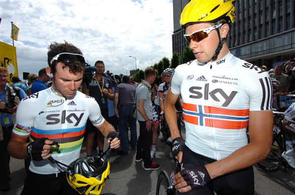 Mark Cavendish Adn Edvald Hagen