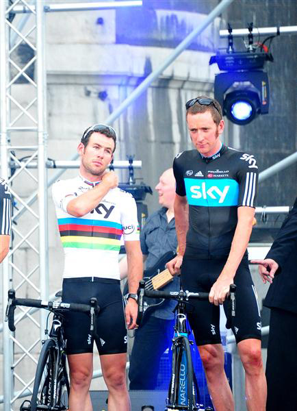 Mark Cavendish and Bradley Wiggins