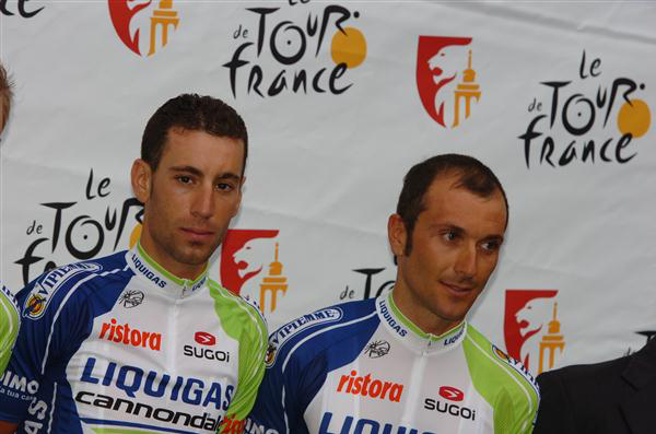 Vincenzo Nibali and Ivan basso