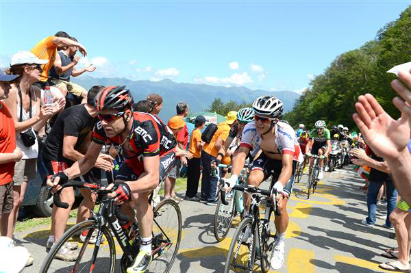 Cadel Evans and Michal kwiatkowski