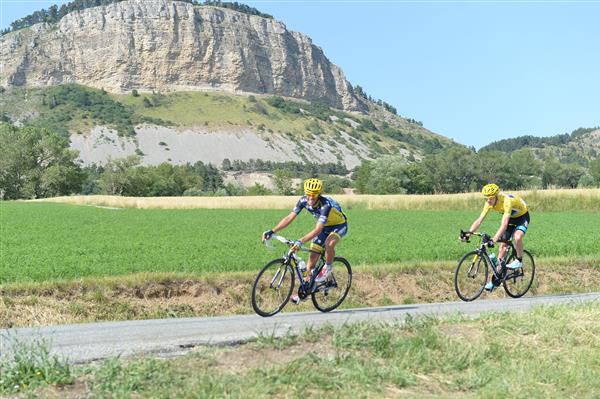 Chris Froome and Alberto Contador