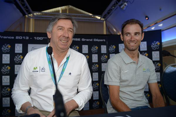 Alejandro Valverde and Eusebio Unzue