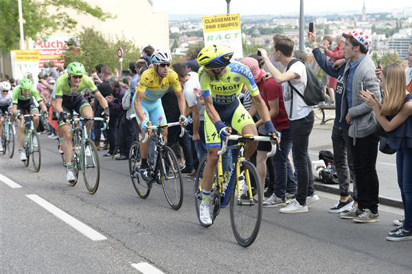 Alberto Contador and Vincenzo Nibali