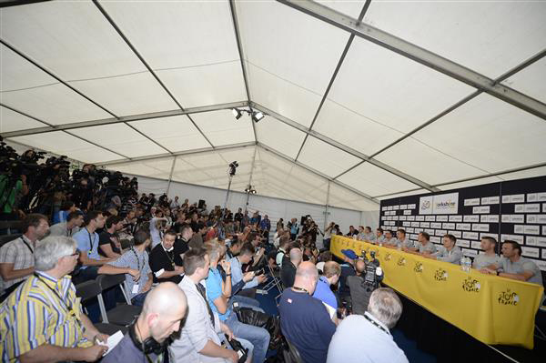 Omega Pharma press conference