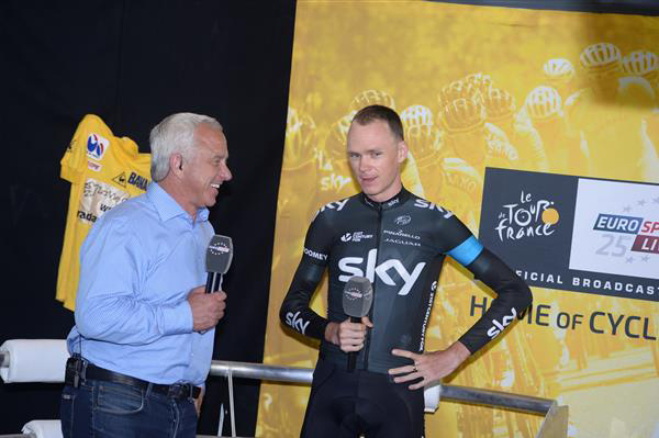 Chris Froome and Greg Lemond