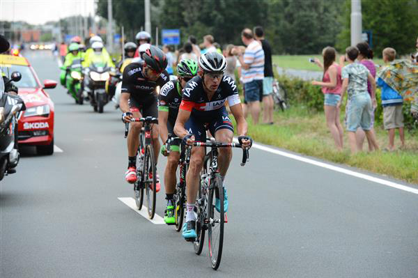 Stef Clement leads a break