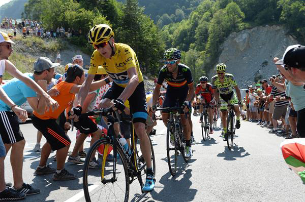 Chris Froome and Alejandro Valverde