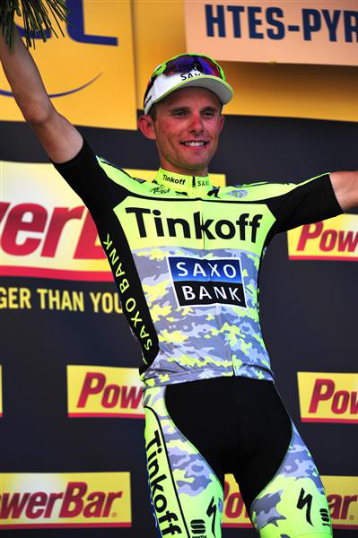 Stage winner Rafal Majka