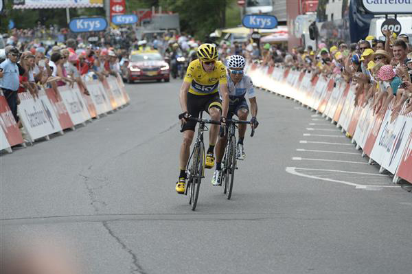 Chris Froome and Nairo Quintana