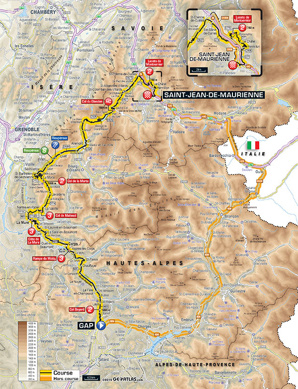 Stage 18 map