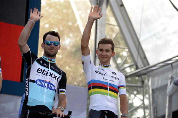 Mark Cavendish and Michal Kwiatkowski