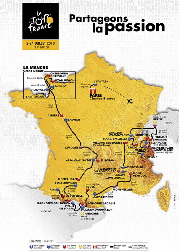 TDF2016 map