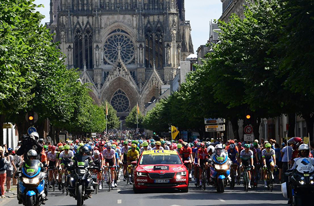 Reims stage start