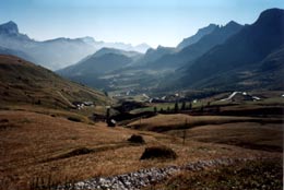 Along the Passo Pordoi