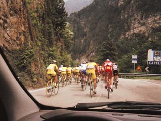 Pantani and the Mercatone Uno team