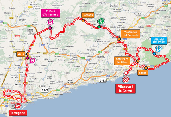 Stage 10 route map