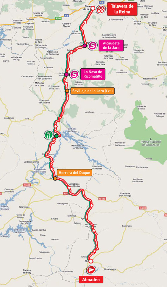 Stage 7 route map