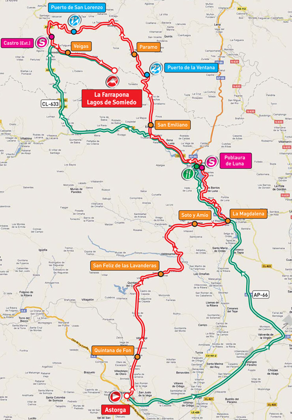 Stage 14 map