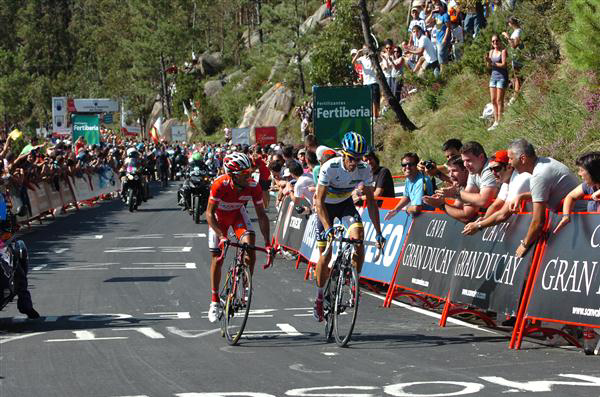 Alberto Contador and Joaquin Rodriguez