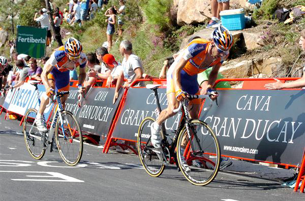 Laurens Ten Dam and Bauke Mollema