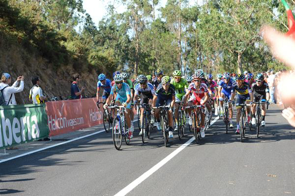 Group with Nibali, Valverde and Rodriguez