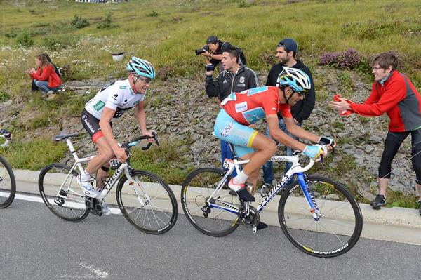 Vincenzo Nibali and Chris Horner