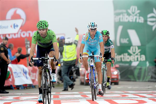 Alejandro Valverde and Vincenzo Nibali