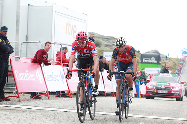 Chris Froome and Vincenzo Nibali