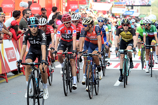 Chris Froome and Vincenzo Niabli