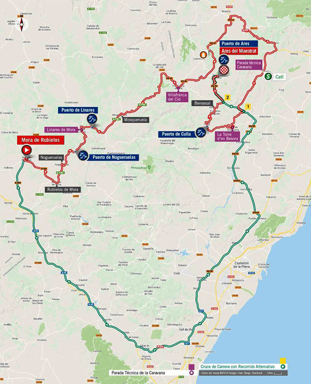 Vuleta stage 6 map