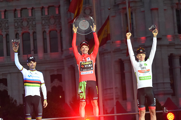 Vuelta final podium